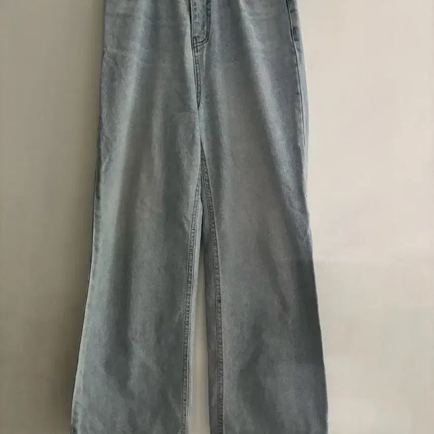 [BUNJANG] Light Wash Denim Wide Leg Pants / 연청 데님 와이드 팬츠