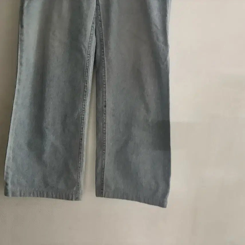 [BUNJANG] Light Wash Denim Wide Leg Pants / 연청 데님 와이드 팬츠