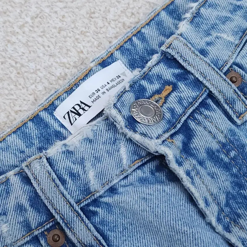 [SOLD OUT] (36)ZARA 여성 연청 데님 팬츠 청바지 캐주얼 W3039