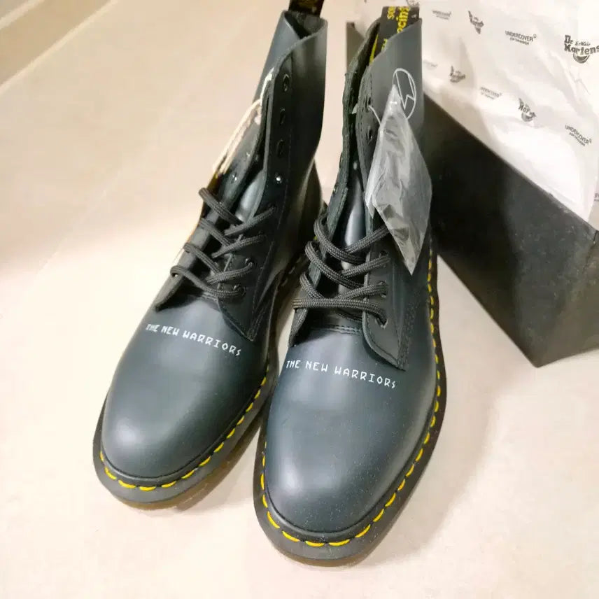 [BUNJANG] Undercover x Dr. Martens Navy Boots UK7 / 언더커버 x 닥터마틴 네이비 부츠 UK7