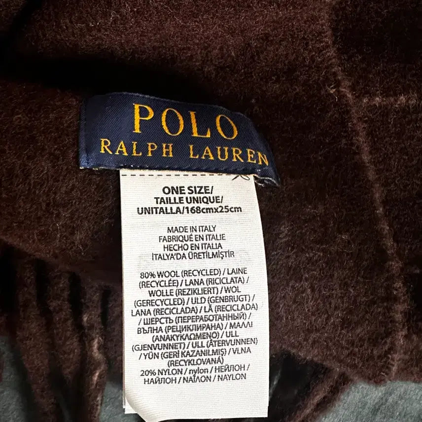 [BUNJANG] Polo Wool Muffler / 폴로 울 머플러