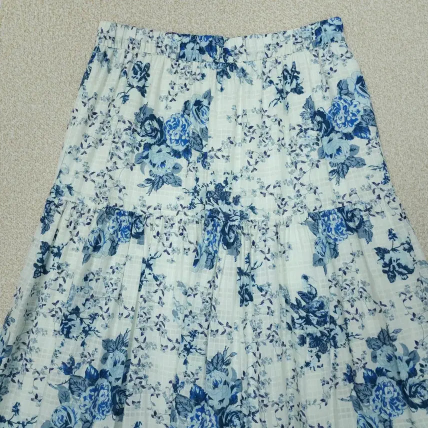 [SOLD OUT] (M-L)자라 여성 롱 맥시 스커트 플라워 패턴 W3090