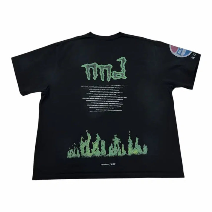 [SOLD OUT] NONNOD 논노드 소프트 드링크 반팔티 워시드 블랙 2