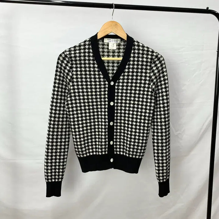 [BUNJANG] Comme des Garçons Houndstooth Cardigan / 꼼데가르송 하운드투스 가디건