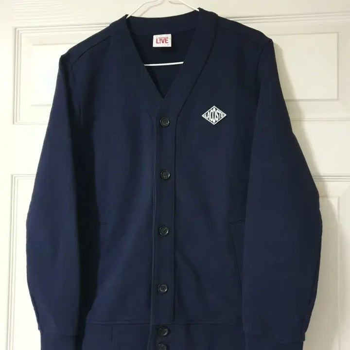 [BUNJANG] Lacoste Live Navy Cotton Cardigan (Men&