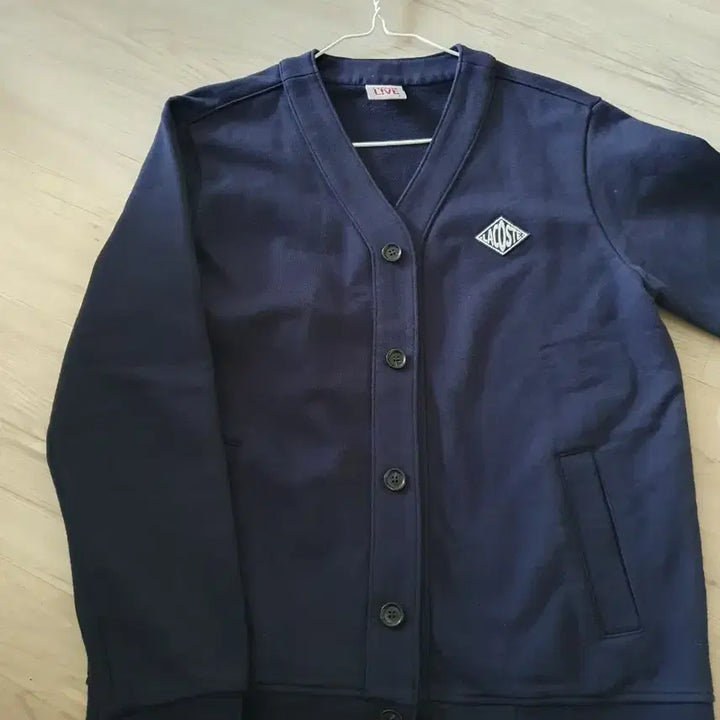 [BUNJANG] Lacoste Live Navy Cotton Cardigan (Men&