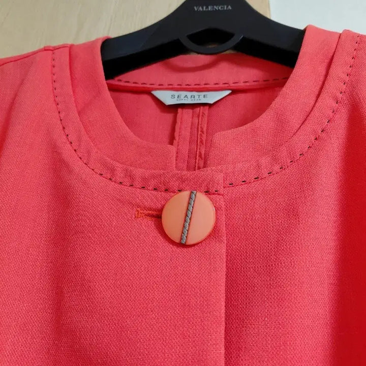[BUNJANG] Seaatt Coral Pink Jacket / 세아뜨 코랄 핑크 자켓