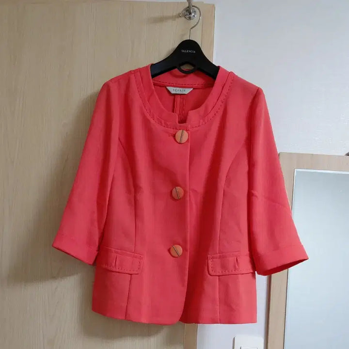 [BUNJANG] Seaatt Coral Pink Jacket / 세아뜨 코랄 핑크 자켓