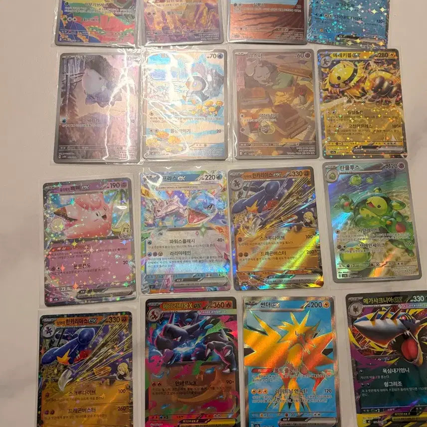 [BUNJANG] Pokemon Card AR, RR, SR Set (16 cards) / 포켓몬카드 ar,rr,sr모음 16장
