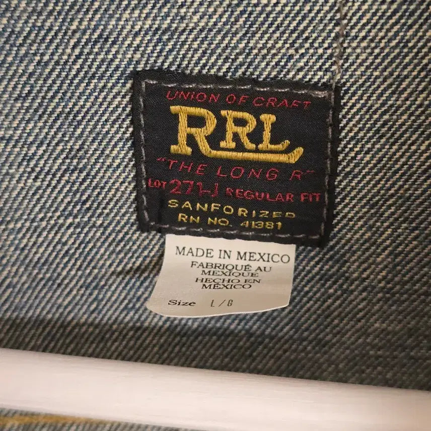 [SOLD OUT] RRL lot271 데님자켓 L 새제품