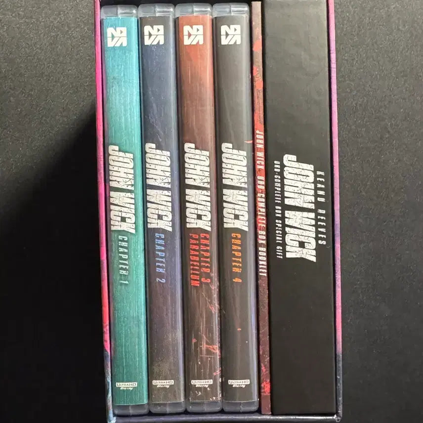 [BUNJANG] John Wick 4K UHD Box Set (4Disc) Blu-ray / [4K 블루레이] 존윅 4K UHD 합본 박스세트 (4Disc) : 블루