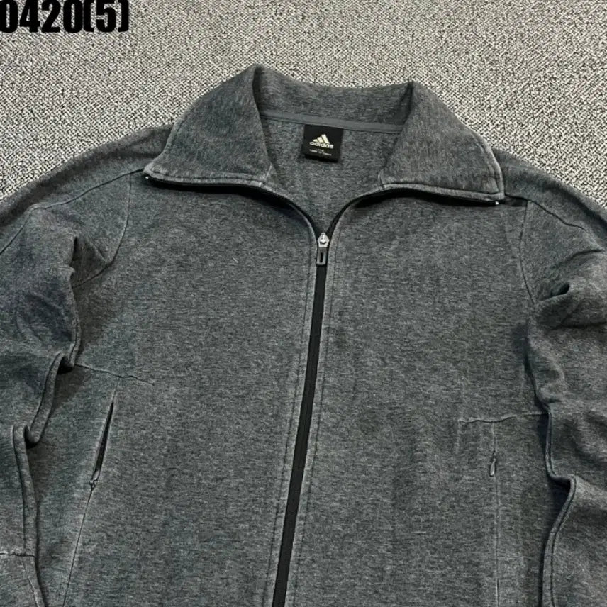 [BUNJANG] Adidas Gray Zip-up Jacket 100 / 아디다스 그레이 집업 자켓100 0420