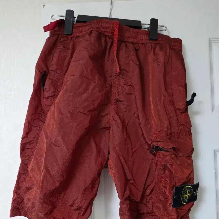 [BUNJANG] Stone Island Nylon Patch Shorts / 스톤아일랜드 나일론 와펜 반바지