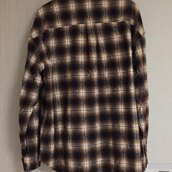[BUNJANG] Juun.J Argyle Brown Shirt Size 46 / 준지 아가일 브라운 셔츠 46 새제품