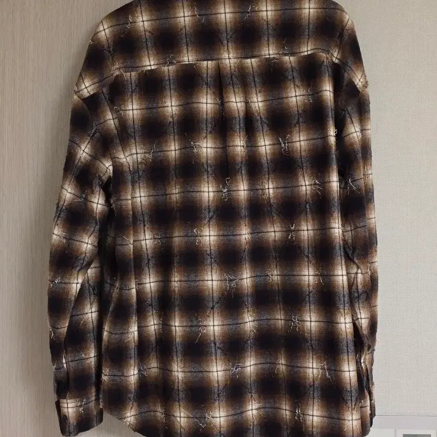 [BUNJANG] Juun.J Argyle Brown Shirt Size 46 / 준지 아가일 브라운 셔츠 46 새제품
