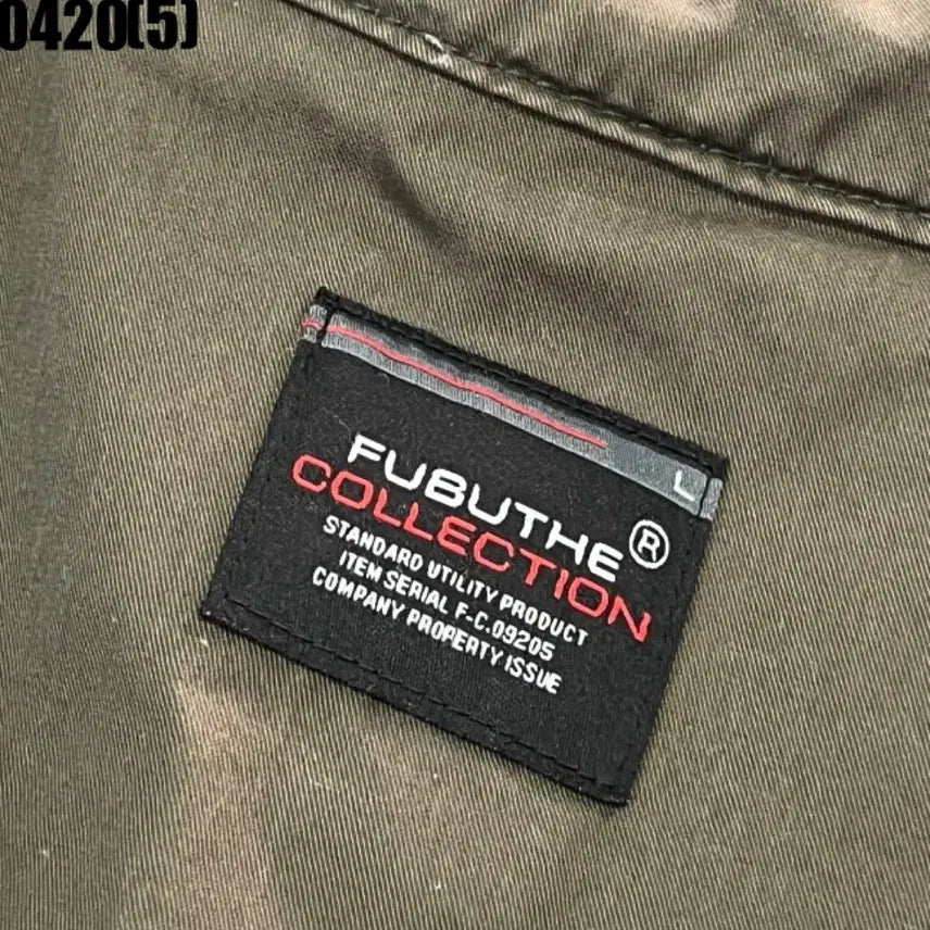 [BUNJANG] Fubu Khaki Green Parka Jacket / 후부 푸부 카키색 야상 스타일 점퍼l 0420