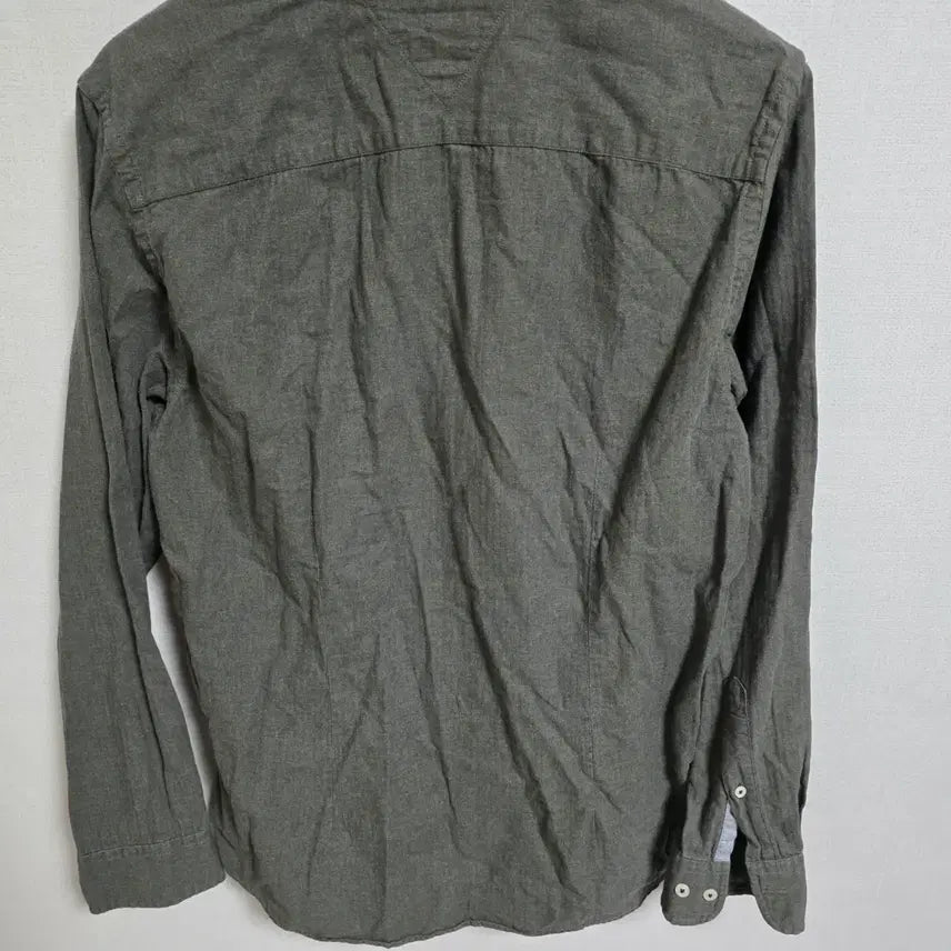 [BUNJANG] Tommy Hilfiger Slim Fit Oxford Khaki Shirt / [M/슬림핏] 타미힐피거 정품 옥스퍼드 카키 셔츠