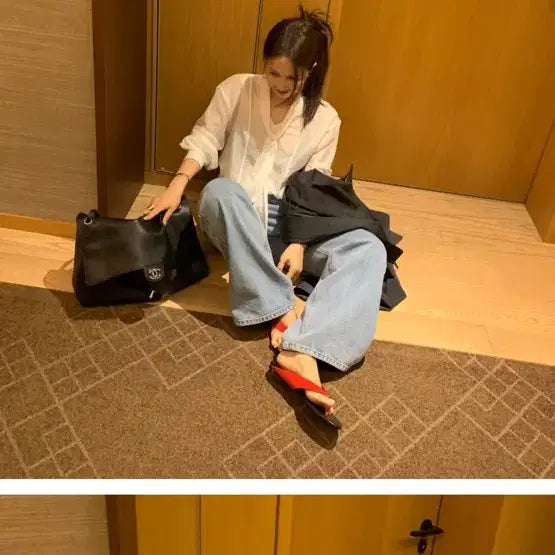 [BUNJANG] Luvmiu SeA Tie Blouse White / luvmiu 세아 타이블라우스 화이트 판매합니다!