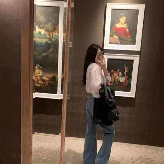[BUNJANG] Luvmiu SeA Tie Blouse White / luvmiu 세아 타이블라우스 화이트 판매합니다!