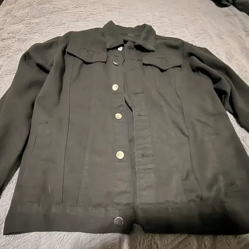 [BUNJANG] Black Denim Jacket / 블랙 데님 자켓