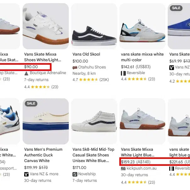 [SOLD OUT] [NEW] Vans Skate Mixxa White/Light Blue
