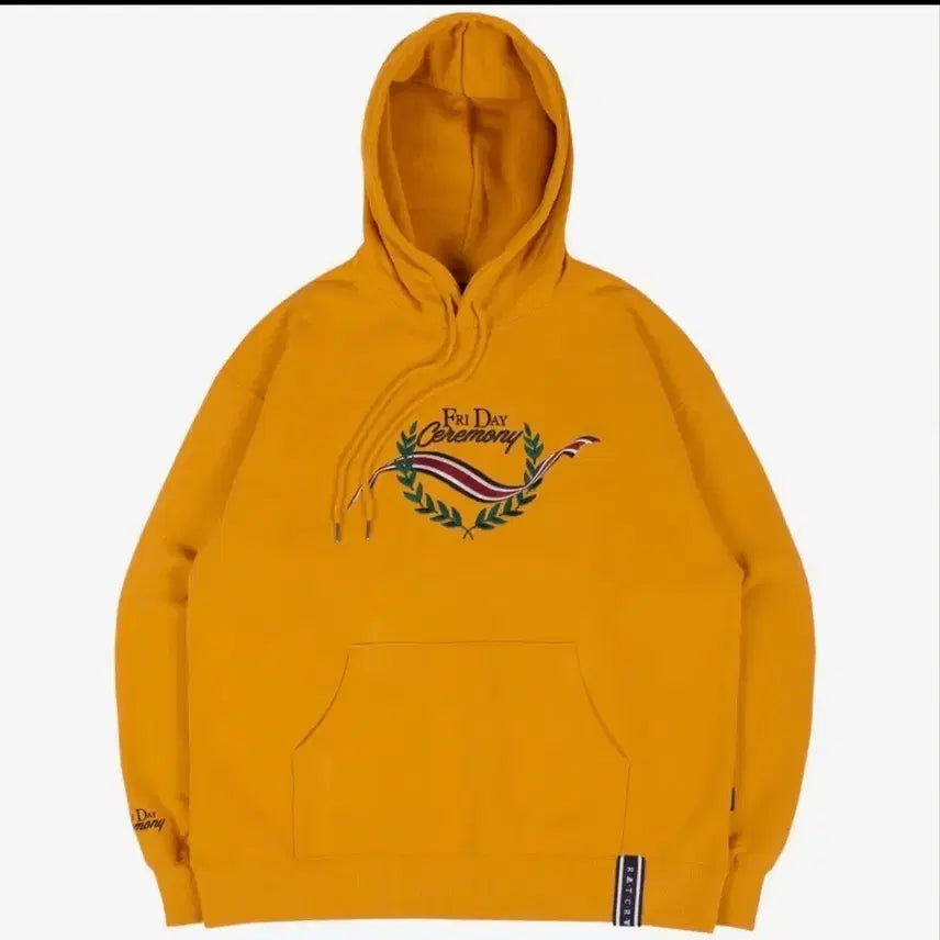 [BUNJANG] Romantic Crown Yellow Hoodie / 로맨틱 크라운 후드티 옐로우 교신