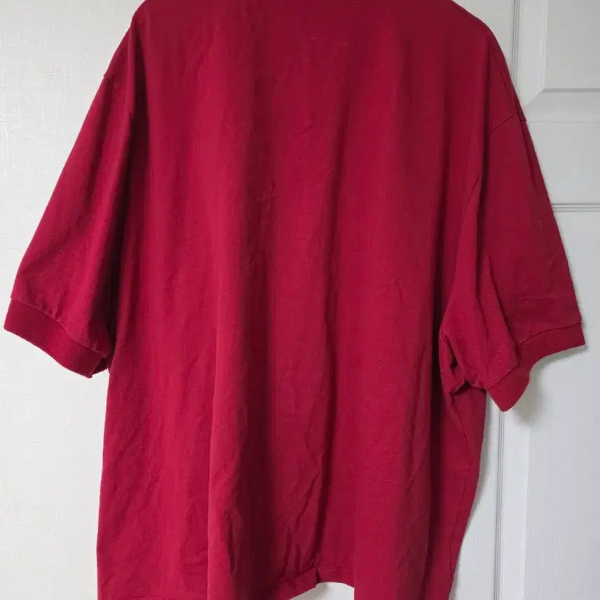 [BUNJANG] MJD Oversized Polo Burgundy L / MJD 오버사이즈 폴로 버건디 L