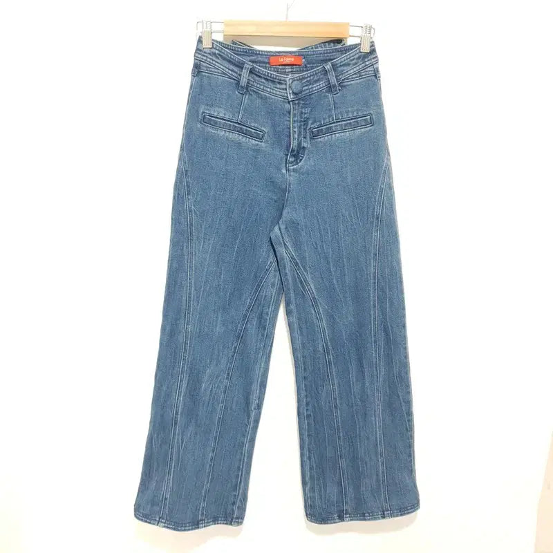 [BUNJANG] Denim Pants with Back Ribbon / 백리본 데님 팬츠 S_M2020