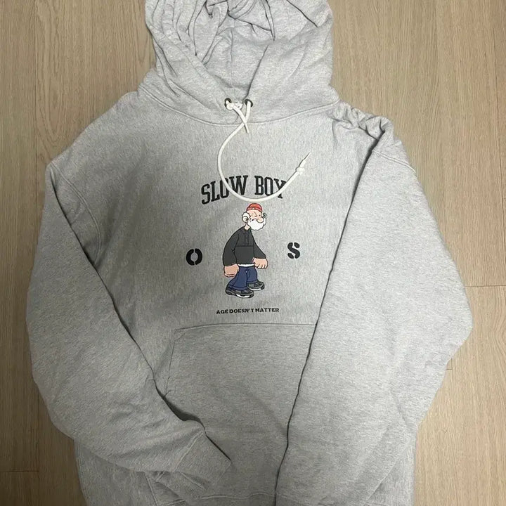 [BUNJANG] Outstanding Reverse Weave Popeye Hoodie (Size M) / 아웃스탠딩 리버스위브 뽀빠이 후드 M