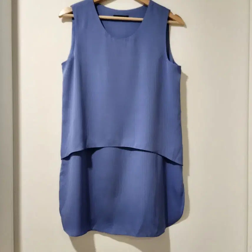 [BUNJANG] Leshop Sleeveless Asymmetrical Long Sleeve Top Size 55 / 르샵 민소매 언발 롱슬리브 55사이즈