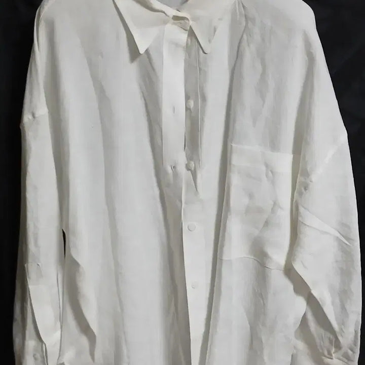 [BUNJANG] Kangsister White Linen Shirt / KANGSISTER 강자매 화이트 린넨 셔츠