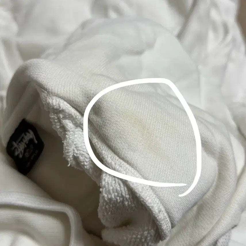 [BUNJANG] Stussy Basic Hoodie Natural M / 스투시 베이직 후드티 내추럴 색상 M 사이즈 판매