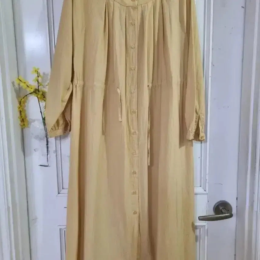 [BUNJANG] Casual Cotton Long Dress / 봄  캐주얼 면 롱원피스  깨끗해요  가슴단면  54