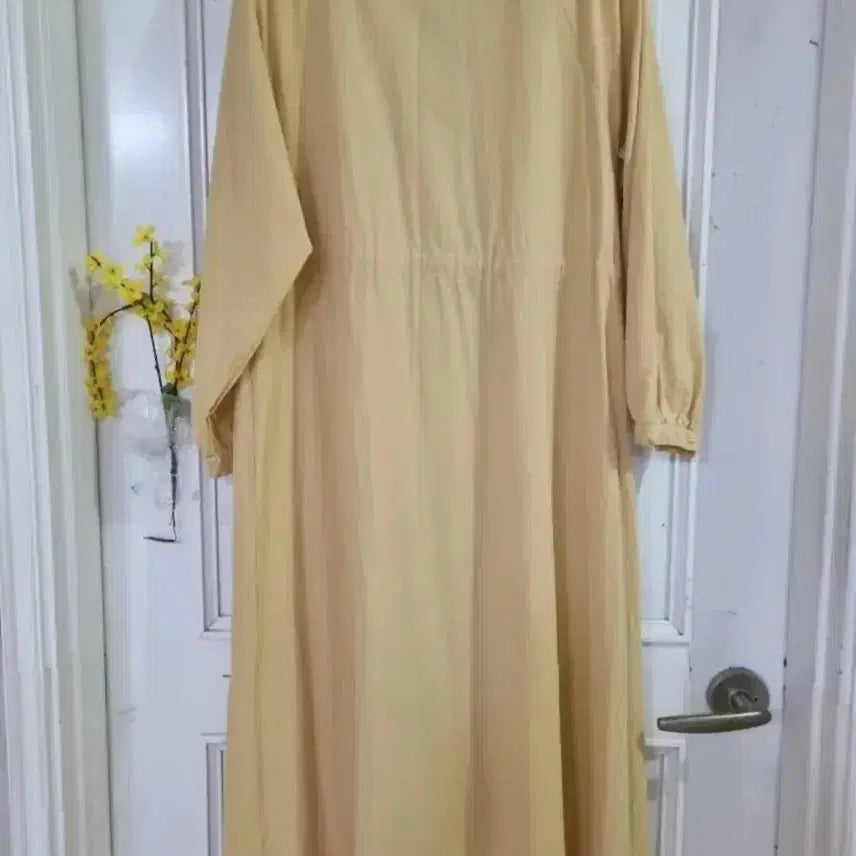 [BUNJANG] Casual Cotton Long Dress / 봄  캐주얼 면 롱원피스  깨끗해요  가슴단면  54