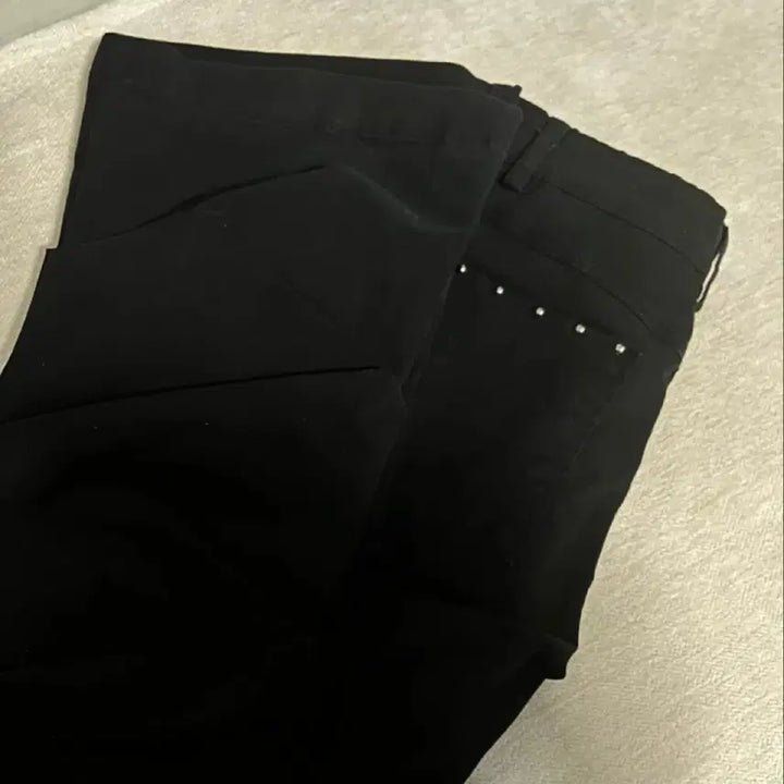 [BUNJANG] WONDER WONDER JAHU Studded Shirring Bootcut Pants / 새상품 원더원더 자후 스터드셔링 부츠컷 팬츠