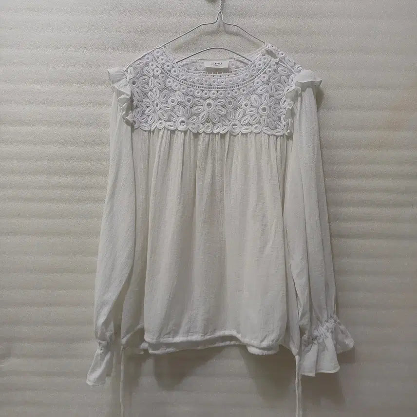 [BUNJANG] Isabel Marant Blouse Long Sleeve White Cotton Size 36 / 정품 이자벨마랑 여름 긴팔 블라우스 여성 36 흰색 사랑봉봉