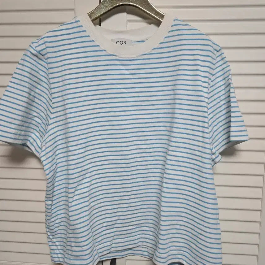 [BUNJANG] COS Striped Short-Sleeve T-Shirt / COS 코스 스트라이프 반팔 티셔츠
