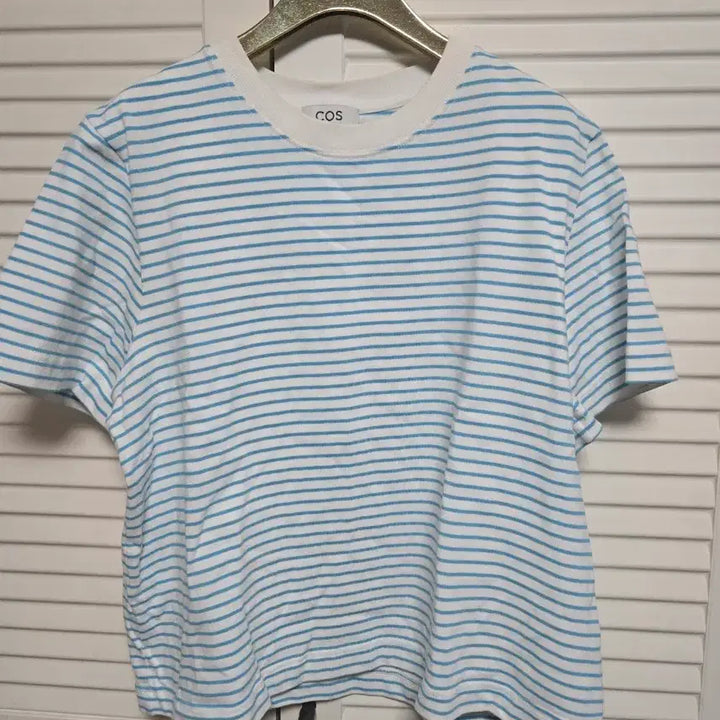 [BUNJANG] COS Striped Short-Sleeve T-Shirt / COS 코스 스트라이프 반팔 티셔츠