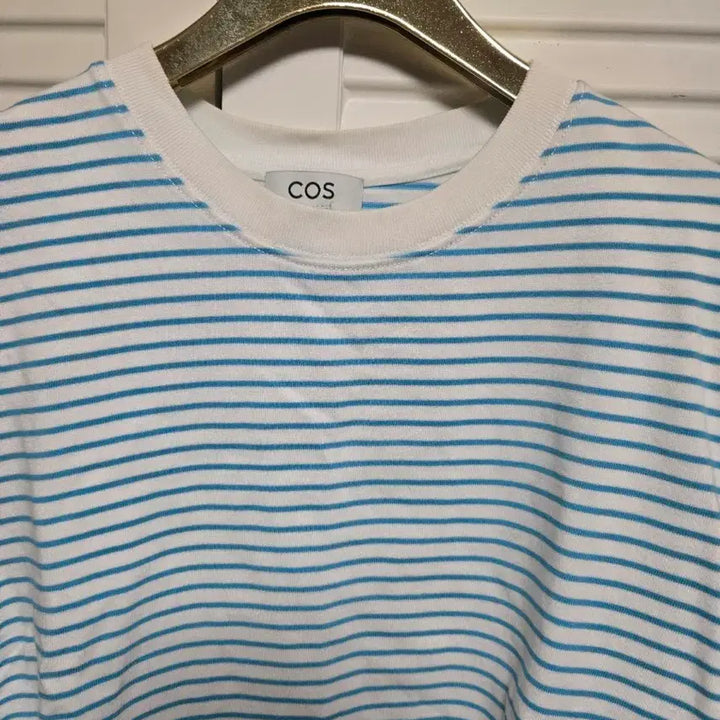 [BUNJANG] COS Striped Short-Sleeve T-Shirt / COS 코스 스트라이프 반팔 티셔츠