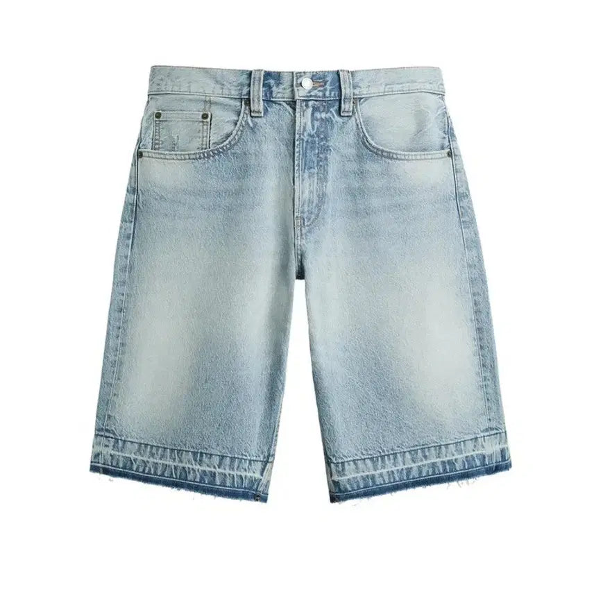 [BUNJANG] ZARA Baggy Fit Denim Bermuda Shorts / <새옷> ZARA 배기핏 데님 버뮤다 팬츠