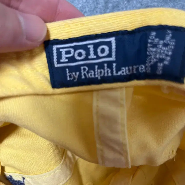 [BUNJANG] Polo Ralph Lauren Leather Tab Cap / 폴로랄프로렌 모자 가죽탭