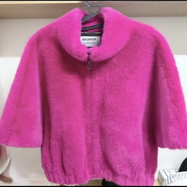 [SOLD OUT] REOPOP 핫핑크(에코퍼)코트/마지막가격