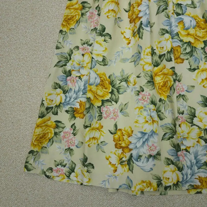 [BUNJANG] Gerard Darel Floral A-Line Skirt / (S)제라드다렐 여성 A라인 스커트 플라워 옐로우 W3083