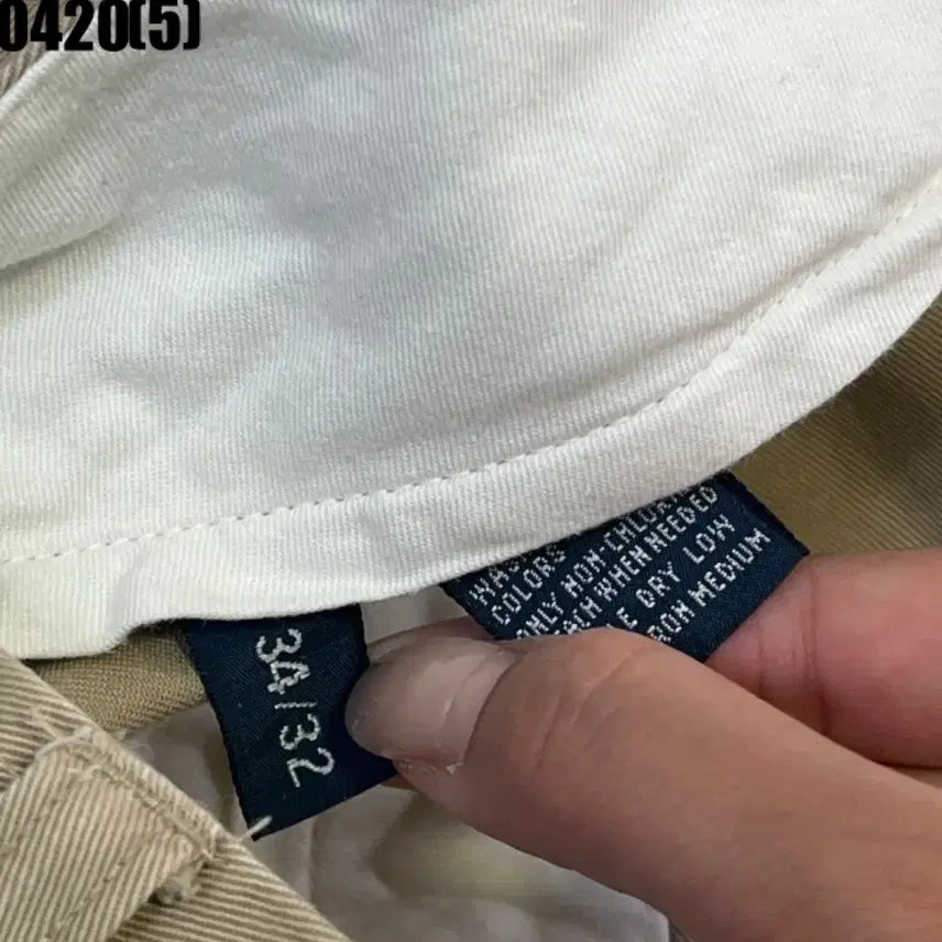 [SOLD OUT] 폴로 랄프로렌 베이지 면바지 남성 바지 32/34 0420