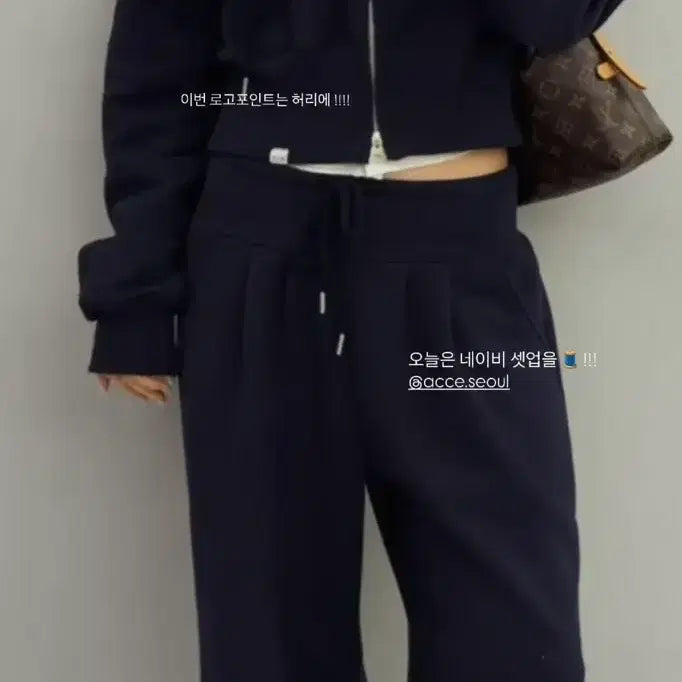 [BUNJANG] acce Spring PT Navy Pants Size 2 / acce spring pt navy 02 새상품