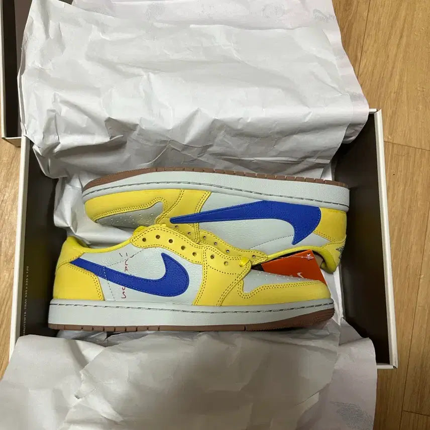 [BUNJANG] Jordan Scott Low Canary Sneakers / 조던 스캇 로우 카나리 280 새상품