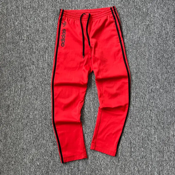 [BUNJANG] Adidas Red Training Pants / 아디다스 레드 트레이닝 팬츠