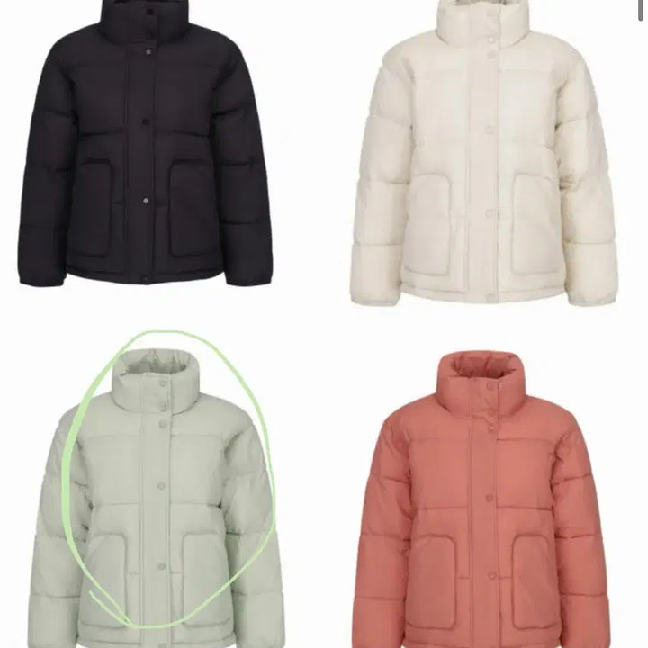 [BUNJANG] Topten Mint Short Padded Jacket / 탑텐 민트 숏패딩