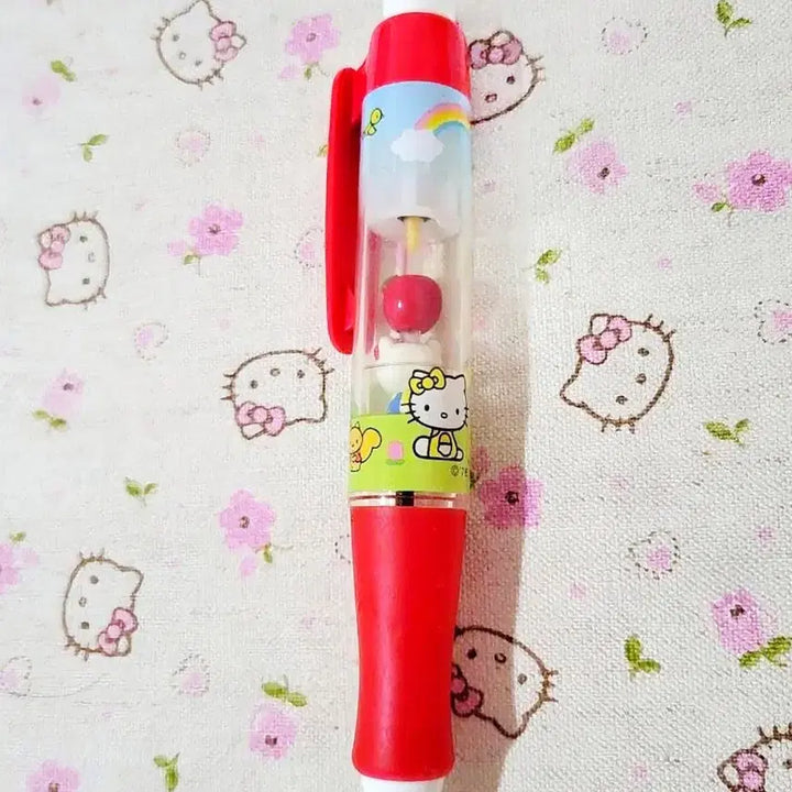[SOLD OUT] 풍선 탄 볼펜, 풍선 키티 볼펜, 구름 키티, 키티 볼펜