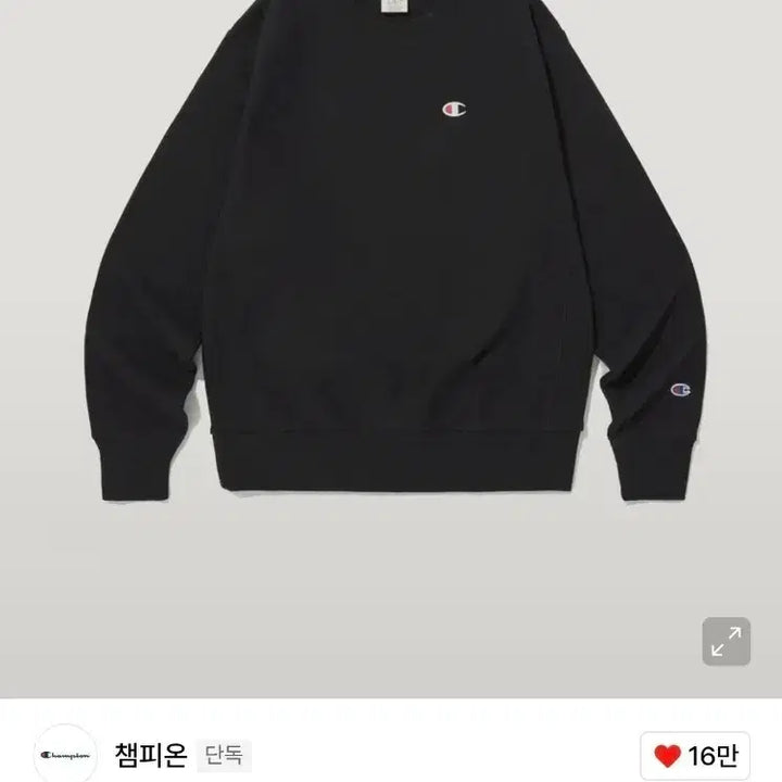 [BUNJANG] Champion Reverse Weave Sweatshirt Black / 챔피온 리버스위브 스웻셔츠 S 블랙